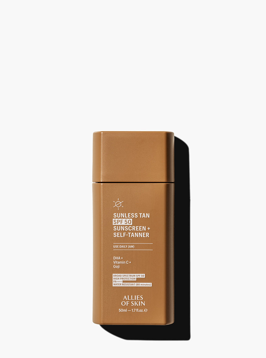 Sunless Tan SPF 50 Sunscreen + Self-Tanner